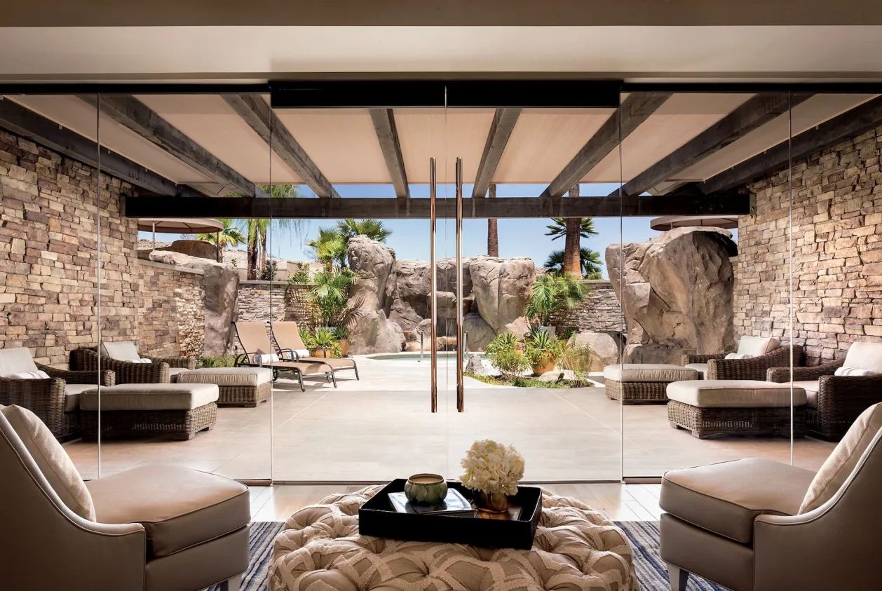 Palm Springs spa resort Ritz-Carlton, Rancho Mirage spa relaxation room